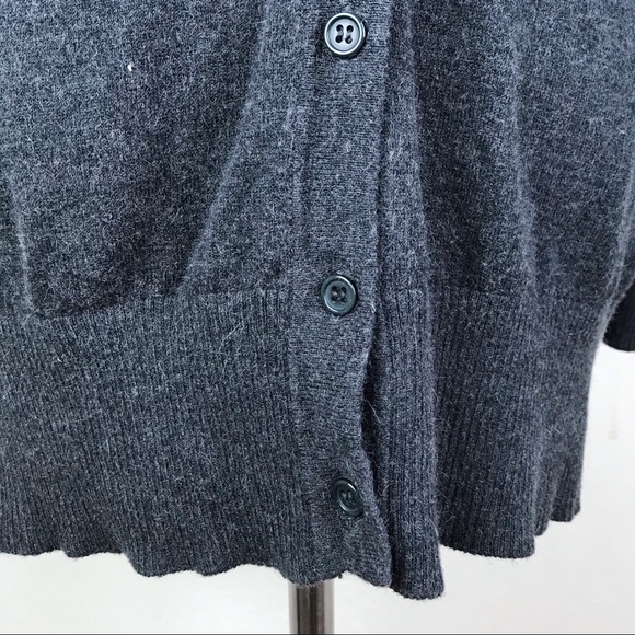 FOREVER 21 Angora Blend Cardigan Dark Grey M - Picture 5 of 9